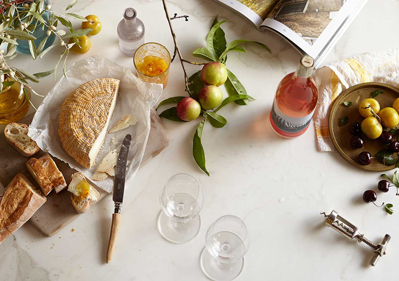 Vivier Wine in place setting
